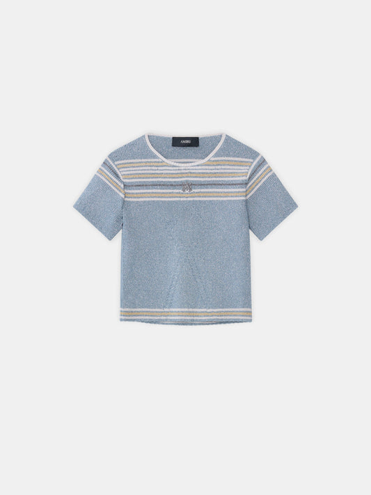 Ma Stripe Tee - Steel | Amiri Sale