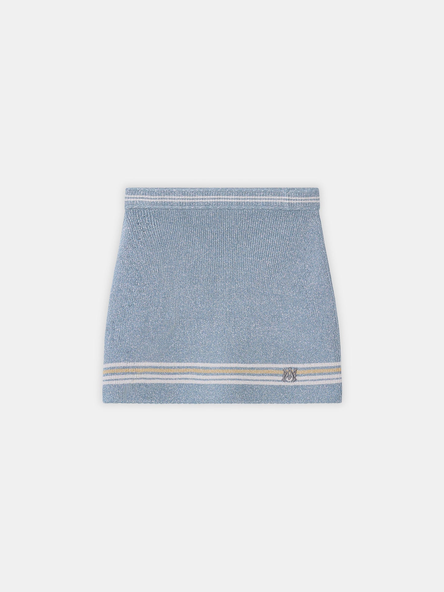 Ma Stripe Mini Skirt - Steel | Amiri Online