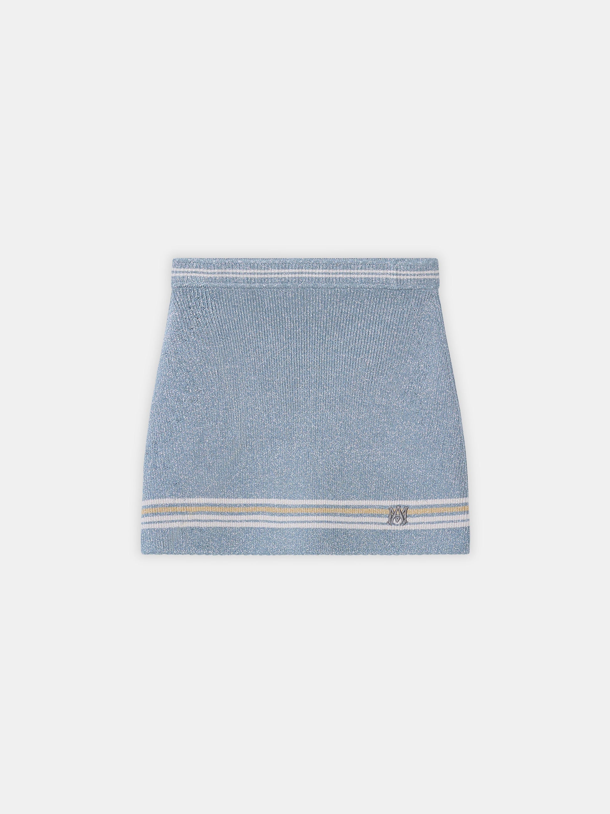 Ma Stripe Mini Skirt - Steel | Amiri Online
