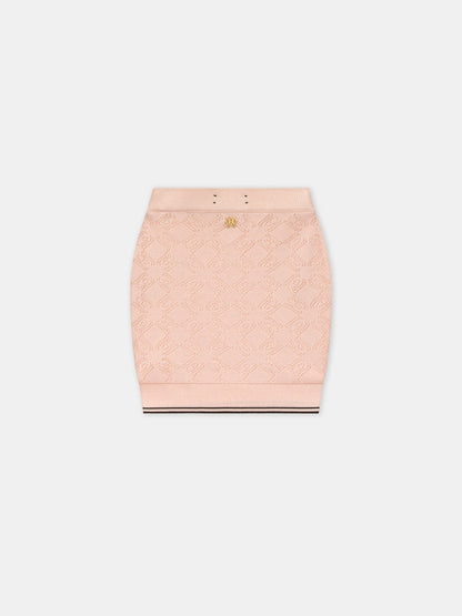 Ma Quad Mini Skirt - Blush | Amiri Affordable