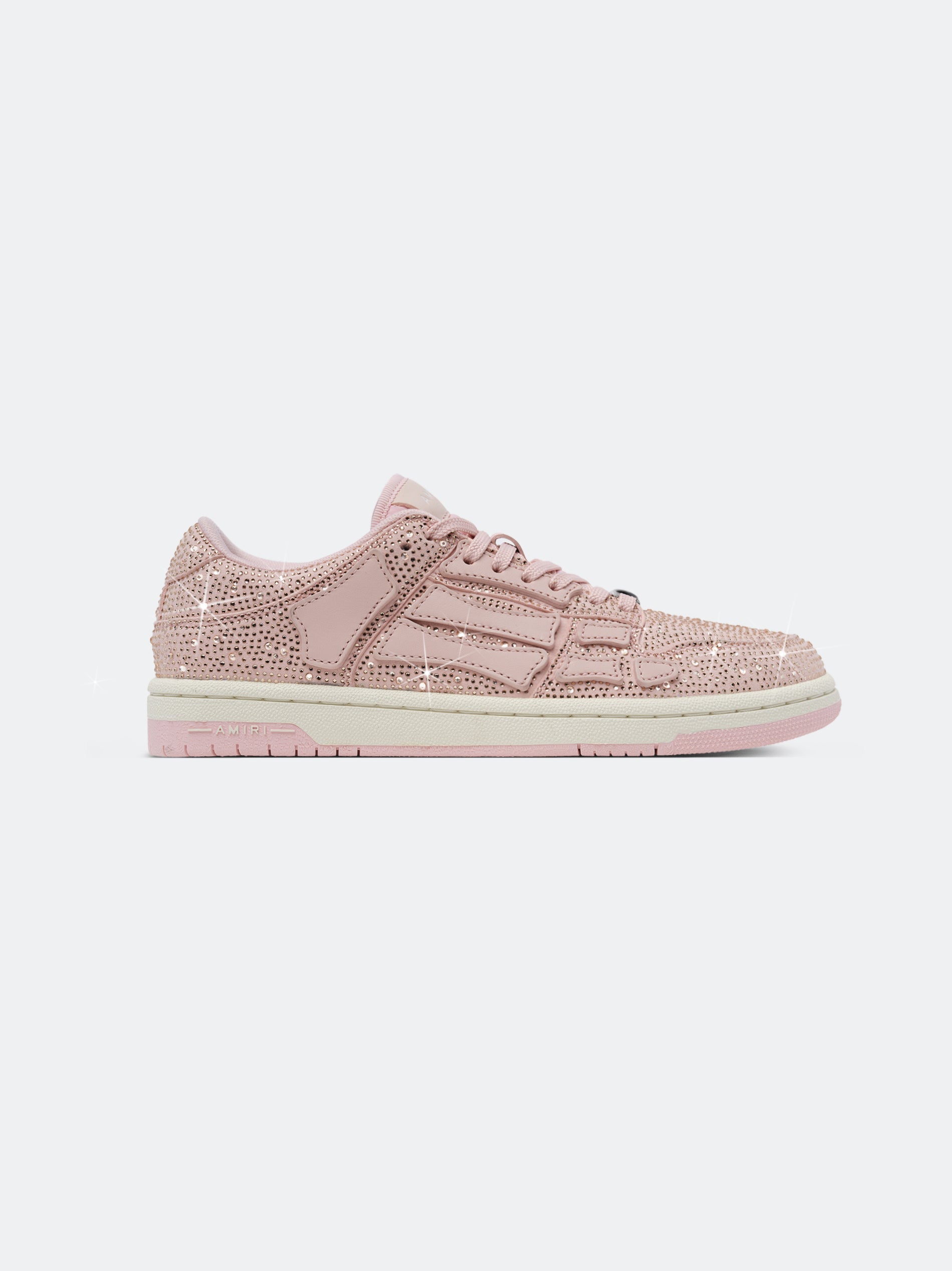 Crystal Skel-Top Low - Pink | Amiri Special Offer