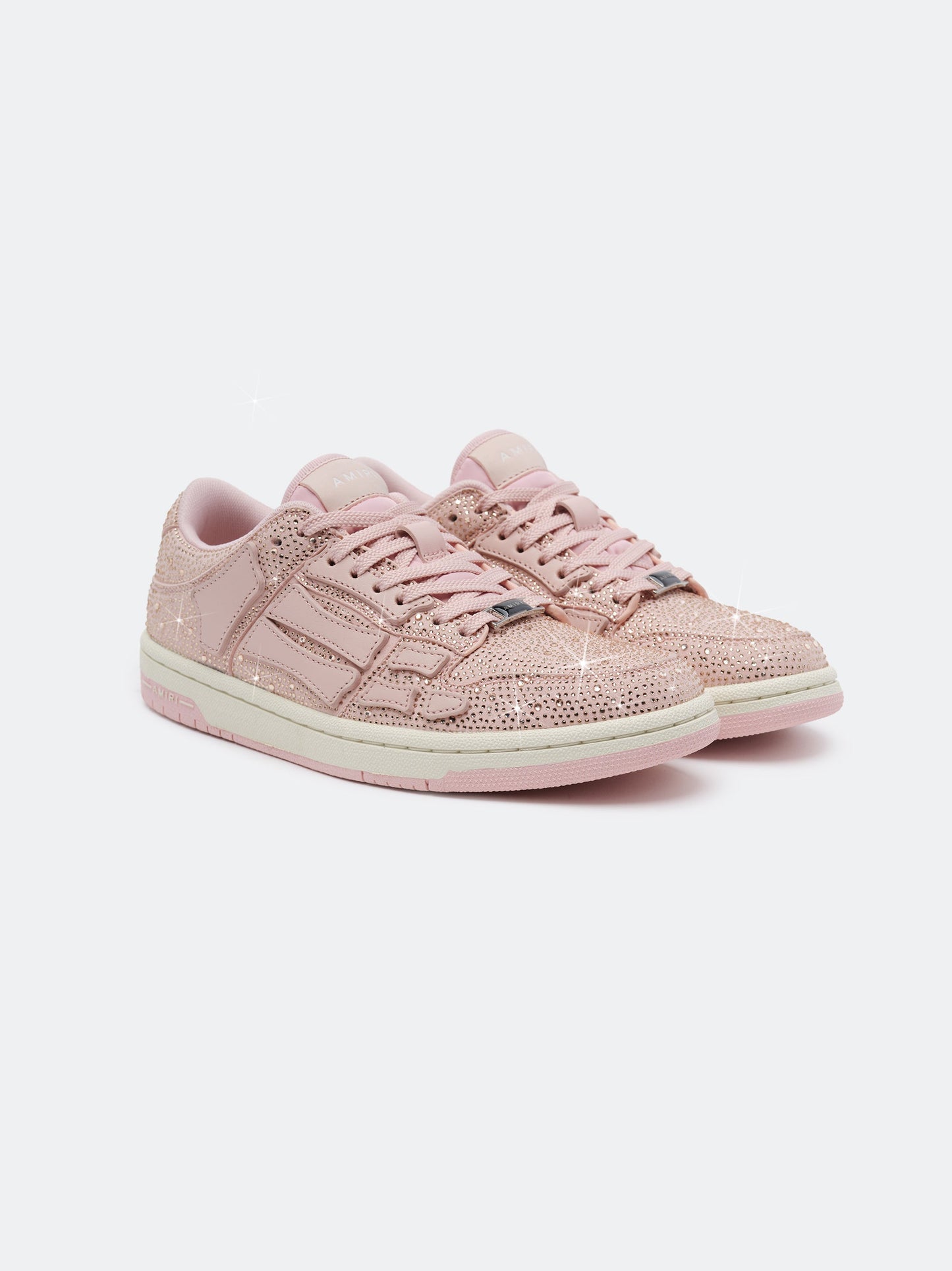 Crystal Skel-Top Low - Pink | Amiri Special Offer