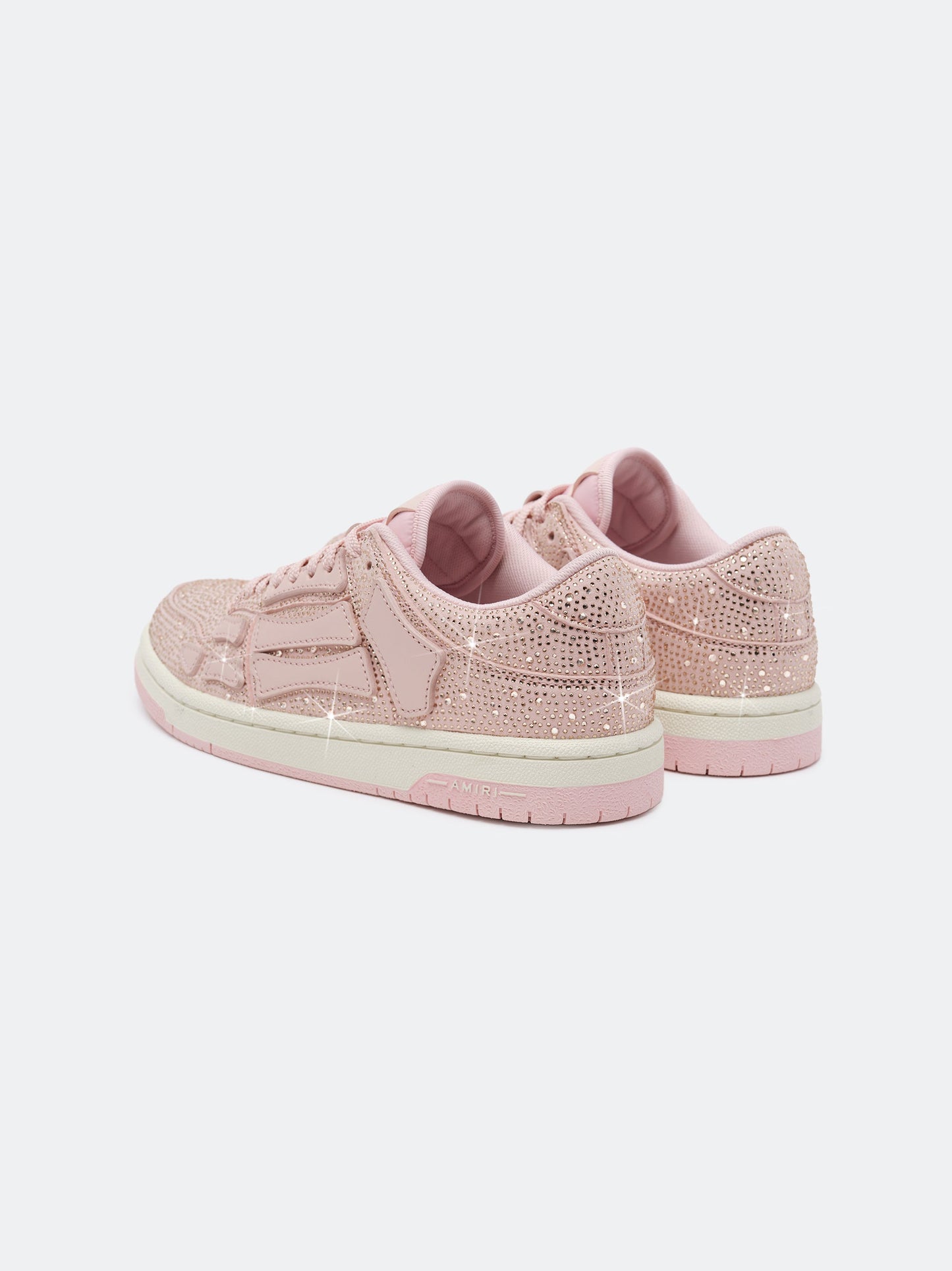 Crystal Skel-Top Low - Pink | Amiri Special Offer