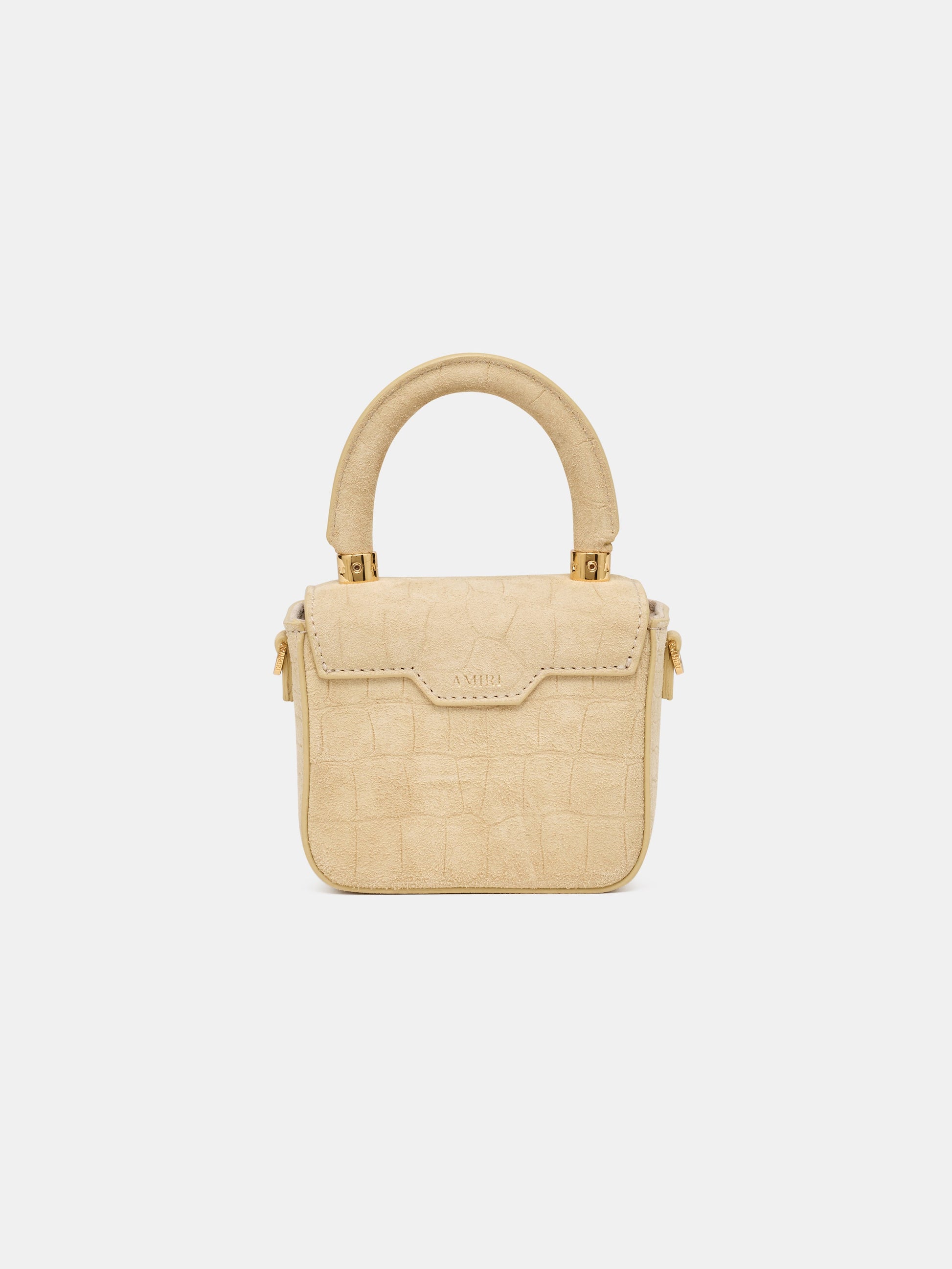 Croc Suede Nano Ma Bag - Taupe | Amiri Great Deal