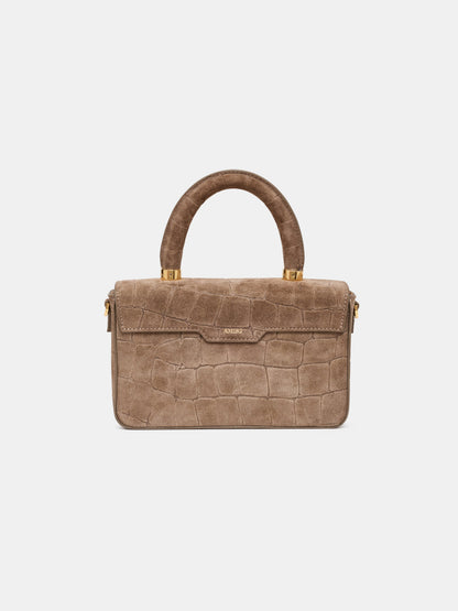 Croc Suede Long Ma Bag - Dark Brown | Amiri Featured