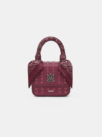 Nano Ma Stud Bag - Aged Port | Amiri Affordable
