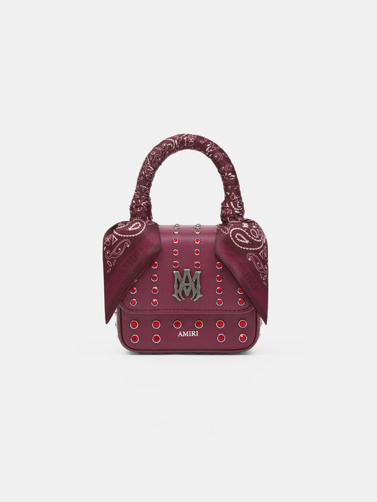 Nano Ma Stud Bag - Aged Port | Amiri Affordable