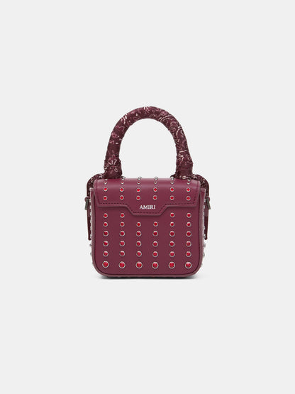 Nano Ma Stud Bag - Aged Port | Amiri Affordable