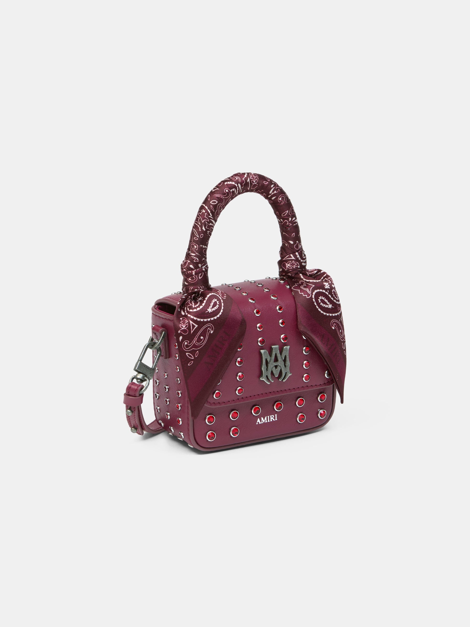 Nano Ma Stud Bag - Aged Port | Amiri Affordable