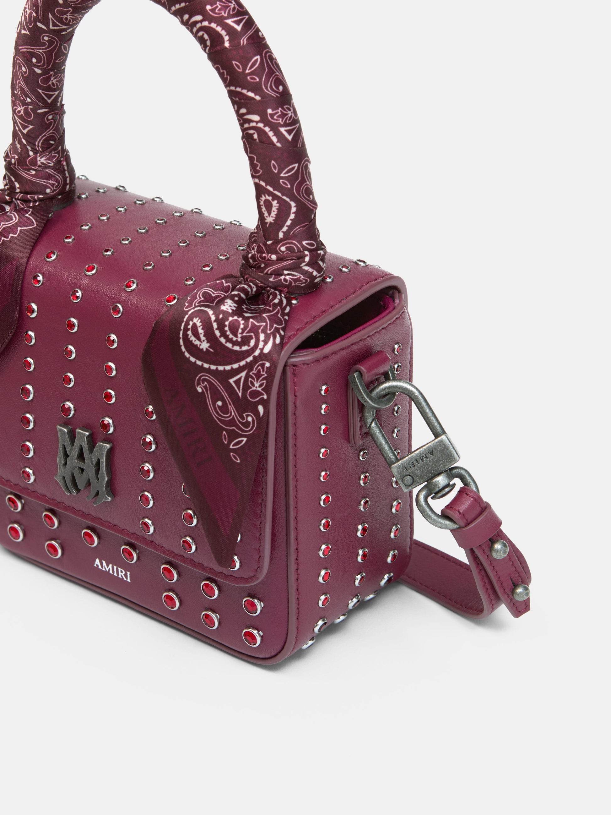 Nano Ma Stud Bag - Aged Port | Amiri Affordable