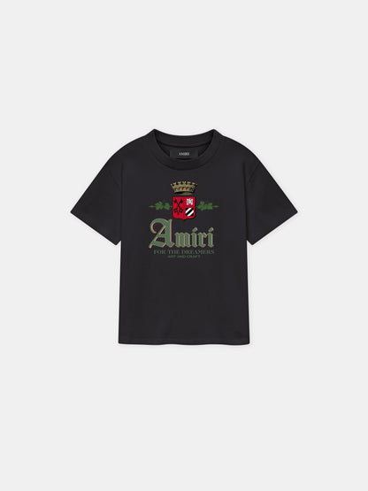 Chateau Crown Tee - Black | Amiri Best Seller