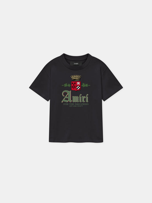 Chateau Crown Tee - Black | Amiri Best Seller