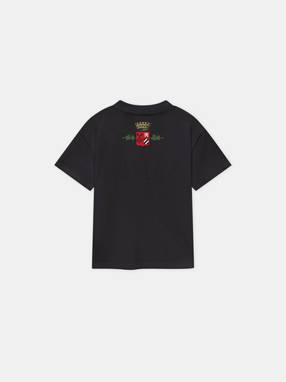 Chateau Crown Tee - Black | Amiri Best Seller
