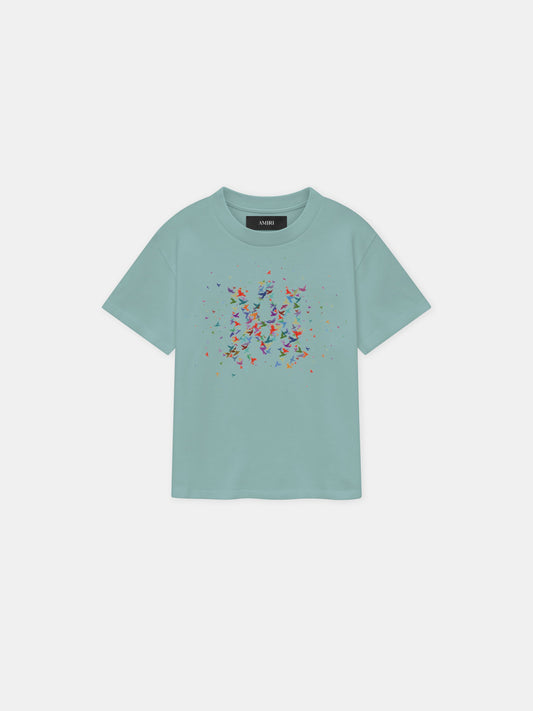 Ma Birds Tee - Ceramic Teal | Amiri Online