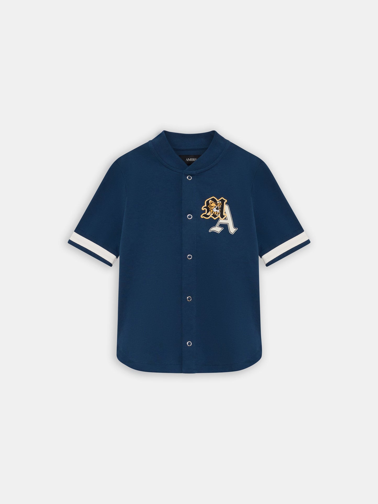 Varsity Patch Baseball Shirt - Dark Indigo | Amiri Special Offer