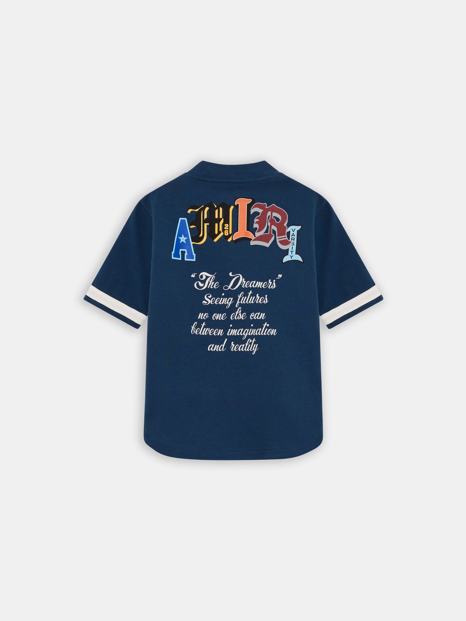 Varsity Patch Baseball Shirt - Dark Indigo | Amiri Special Offer