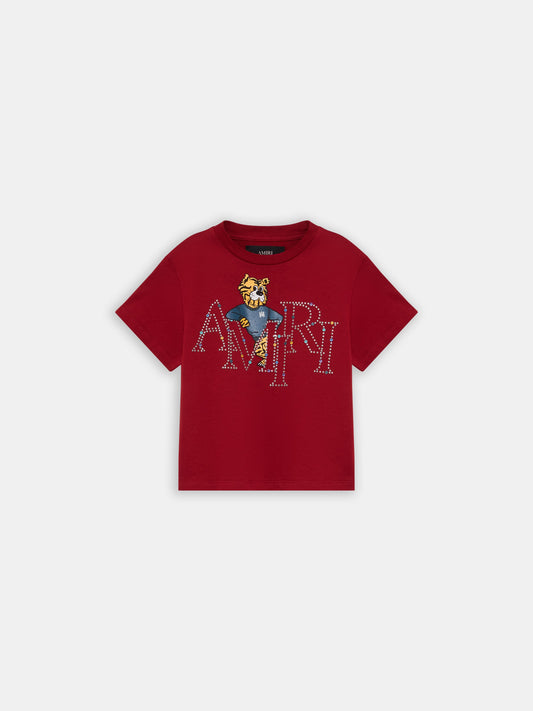 Amiri Staggered Tiger Tee - Red Rose | Amiri Sale