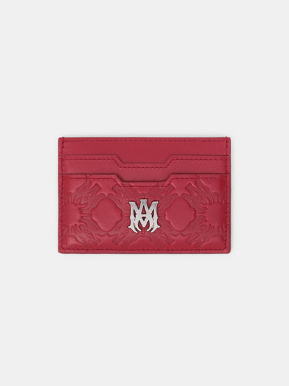 Ma Quad Leather Card Holder - Red Rose | Amiri Affordable