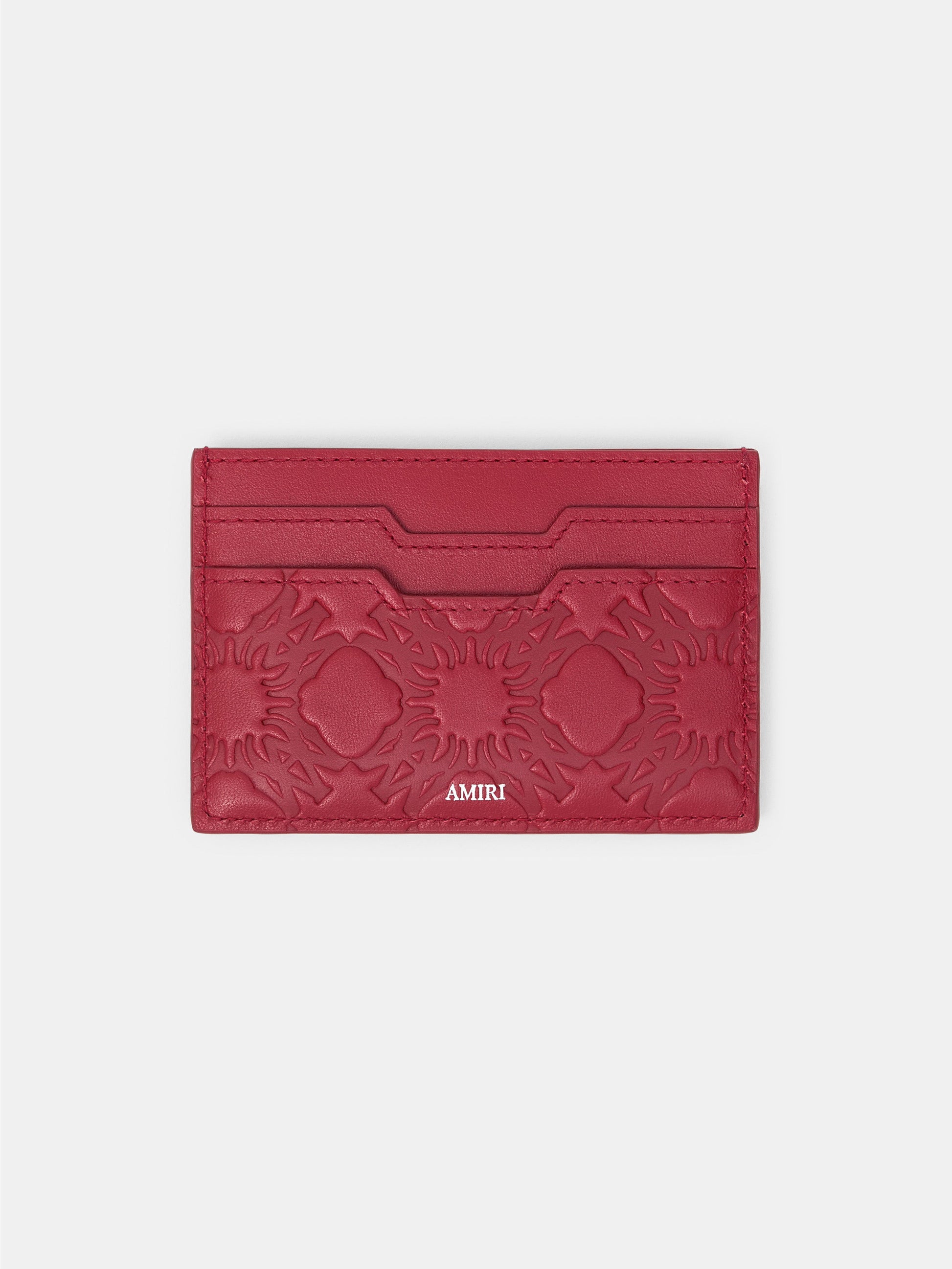 Ma Quad Leather Card Holder - Red Rose | Amiri Affordable