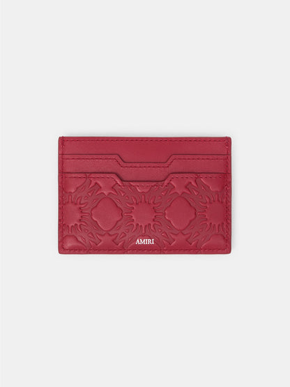 Ma Quad Leather Card Holder - Red Rose | Amiri Affordable