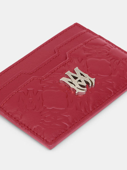 Ma Quad Leather Card Holder - Red Rose | Amiri Affordable