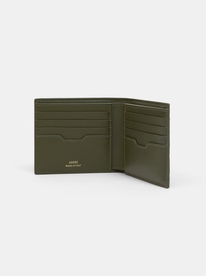 Ma Quad Leather Bifold - Dark Sage | Amiri Budget Friendly