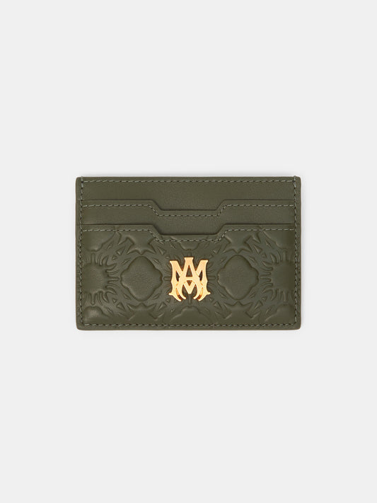 Ma Quad Leather Card Holder - Dark Sage | Amiri Great Deal