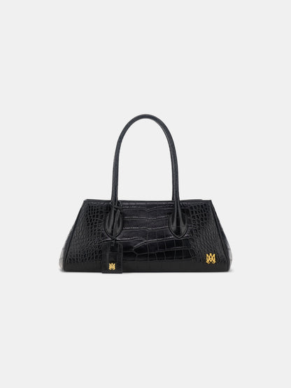 Embossed Croc Honey 40 Shoulder - Black | Amiri Featured