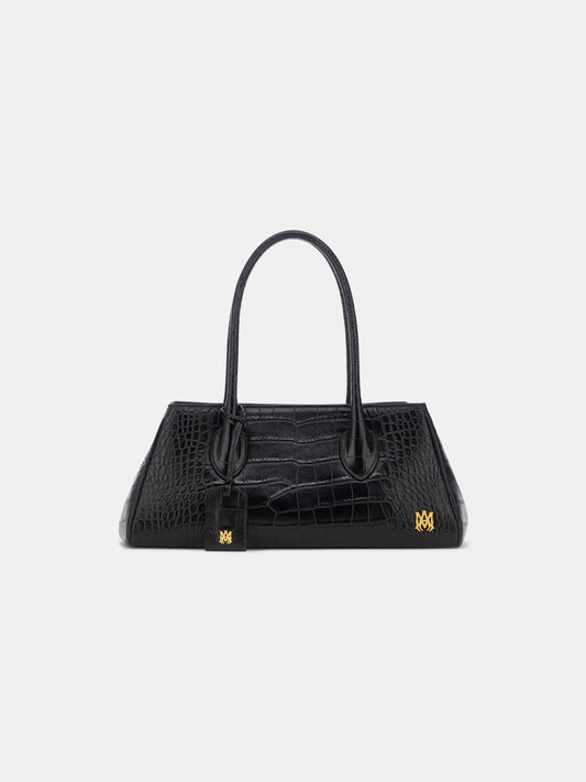 Embossed Croc Honey 40 Shoulder - Black | Amiri Featured