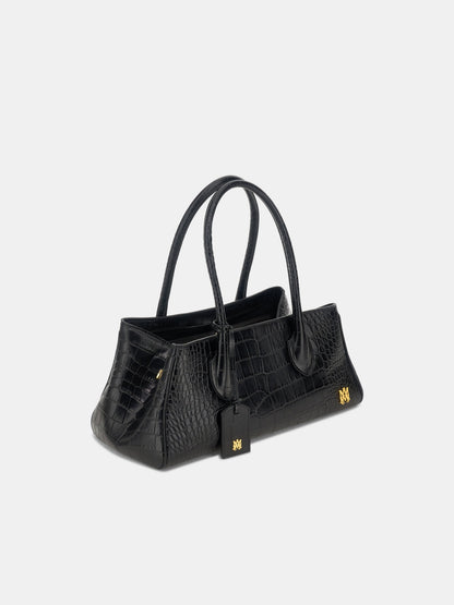 Embossed Croc Honey 40 Shoulder - Black | Amiri Featured
