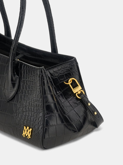 Embossed Croc Honey 40 Shoulder - Black | Amiri Featured