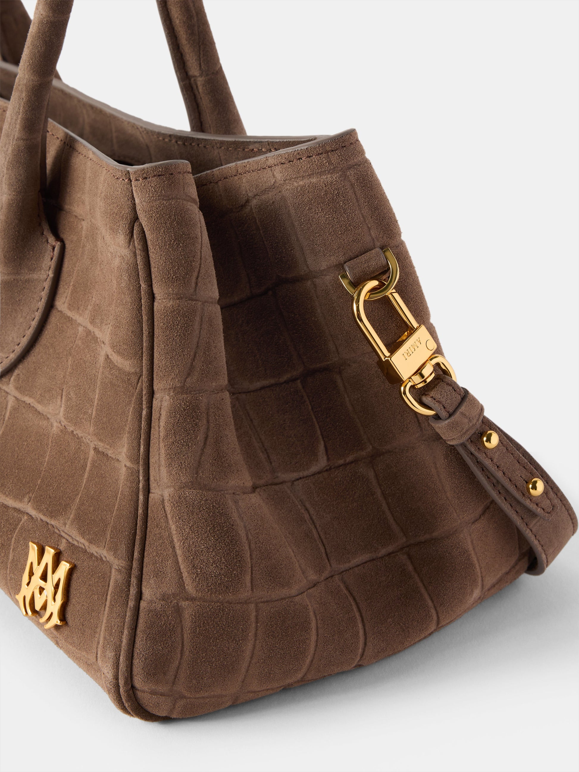 Suede Croc Honey 40 Shoulder - Dark Brown | Amiri Popular Choice