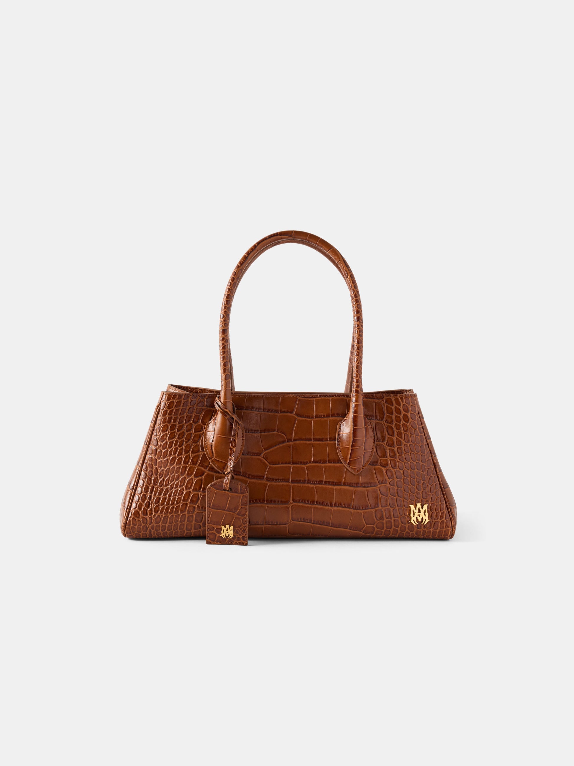 Embossed Croc Honey 40 Shoulder - Whisky | Amiri Best Seller