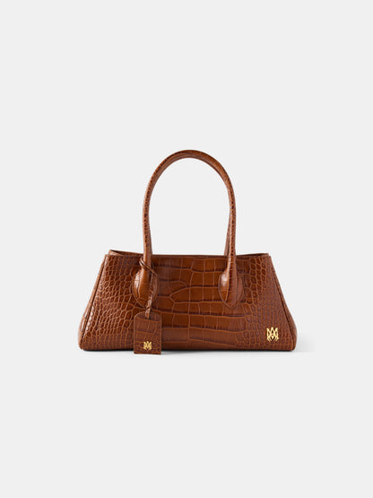 Embossed Croc Honey 40 Shoulder - Whisky | Amiri Best Seller