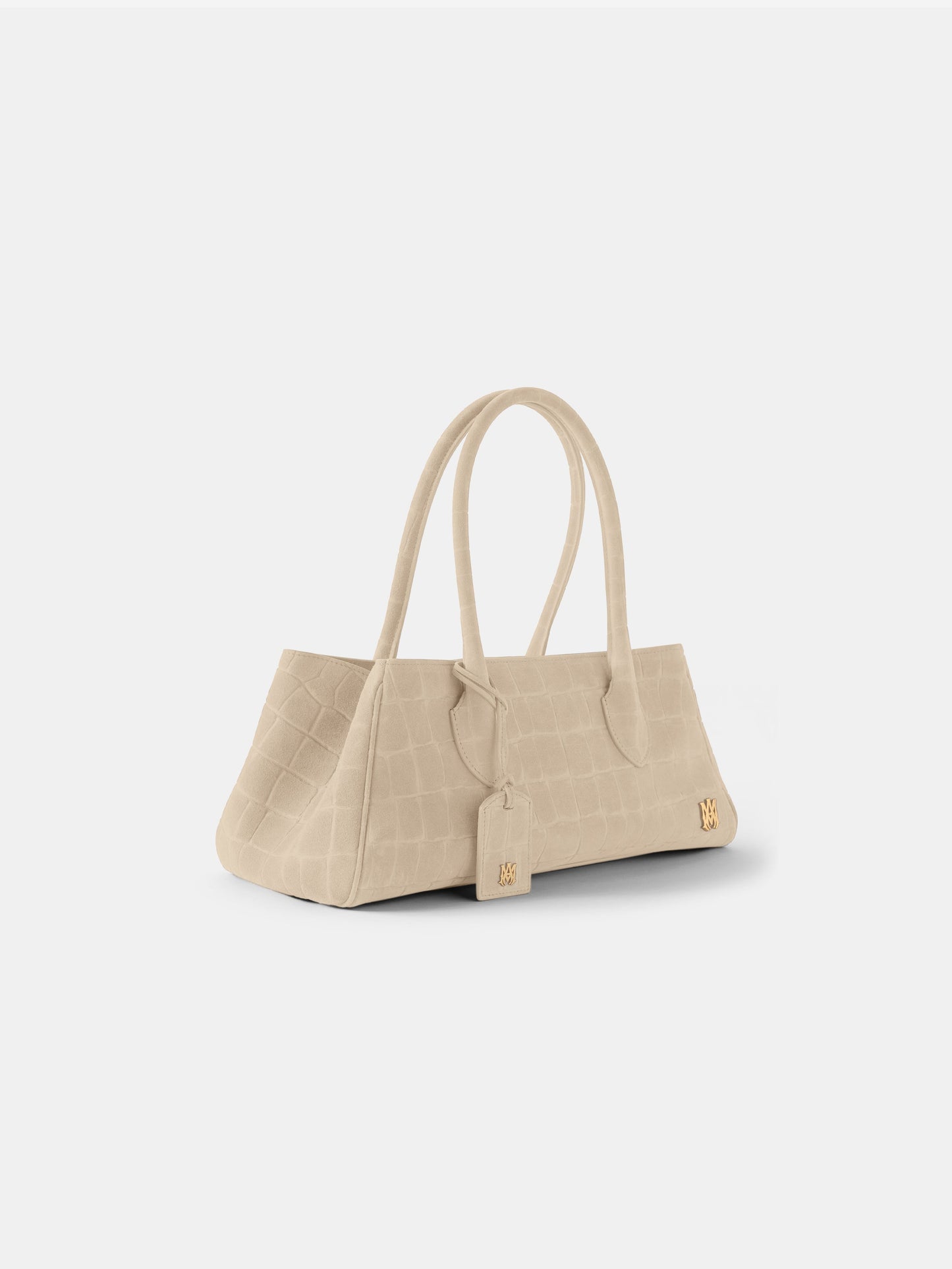 Suede Croc Honey 40 Shoulder - Taupe | Amiri Sale