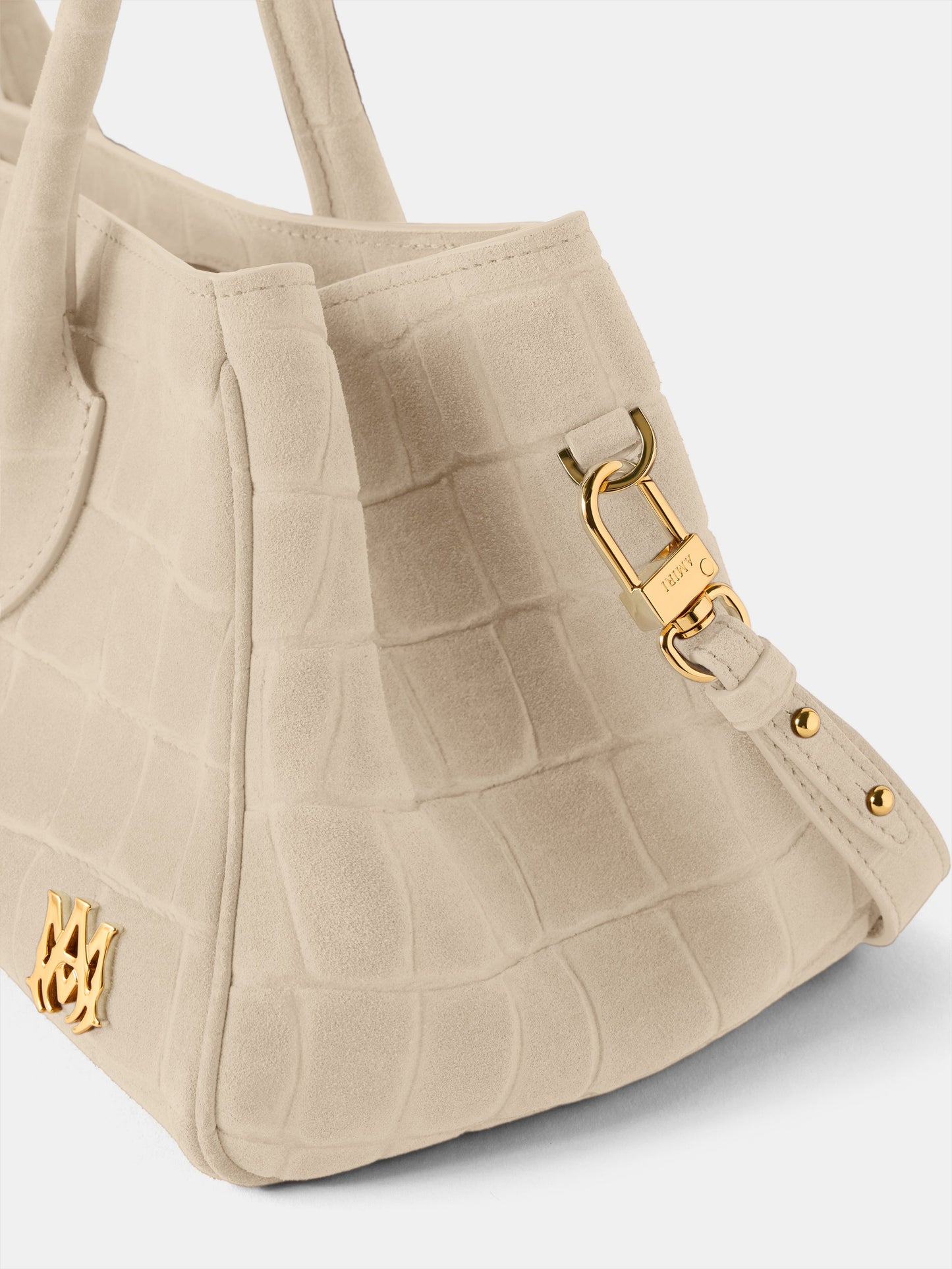 Suede Croc Honey 40 Shoulder - Taupe | Amiri Sale