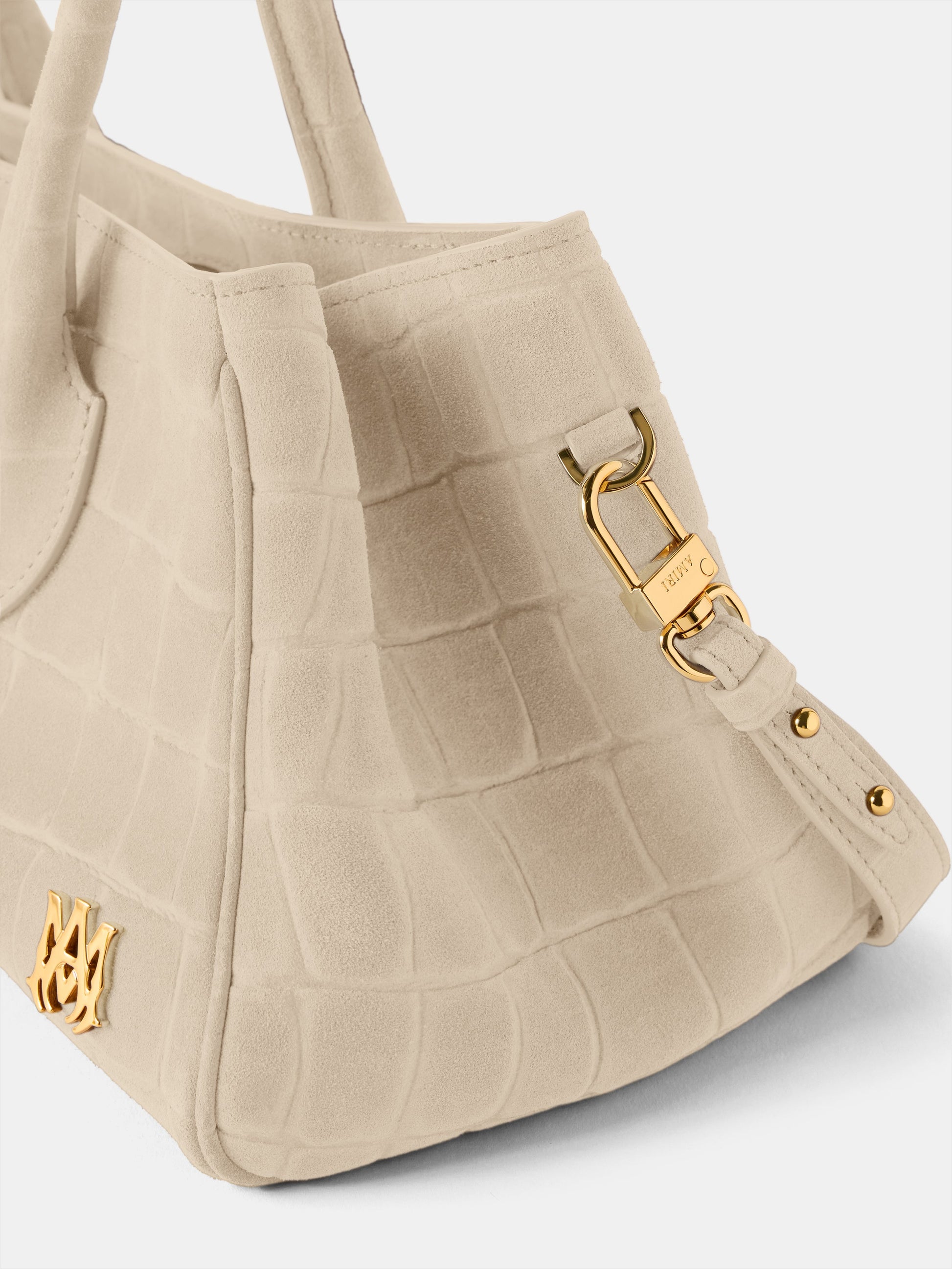 Suede Croc Honey 40 Shoulder - Taupe | Amiri Sale