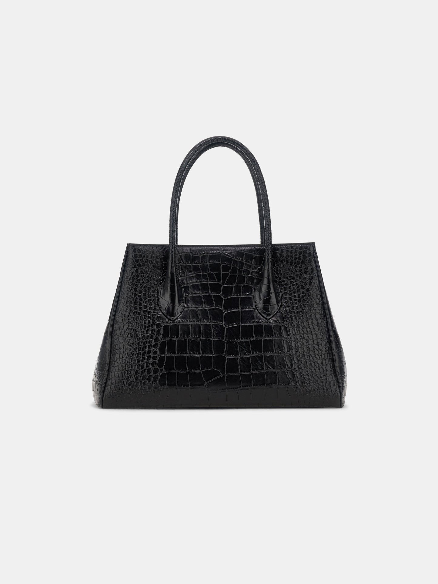 Embossed Croc Honey 40 Tote - Black | Amiri Affordable