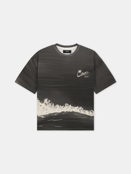 Palms Oversized Tee - Black | Amiri Special Offer