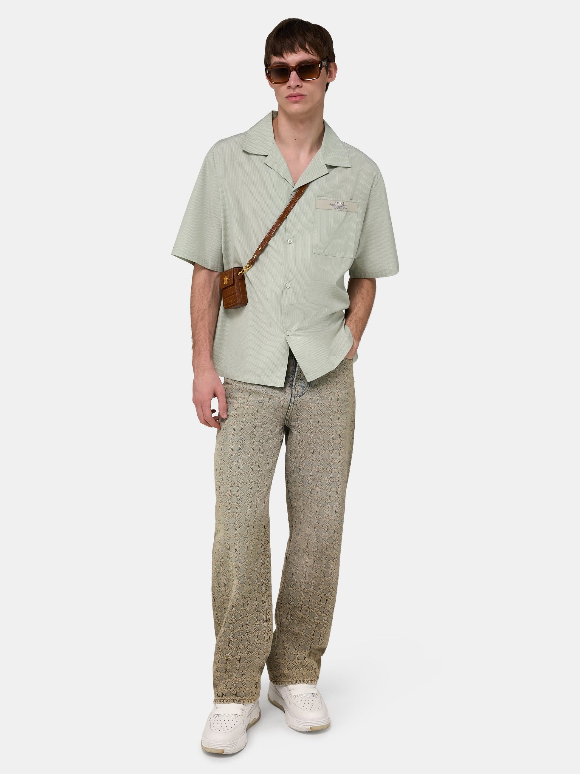 Amiri Spirit Box Camp Shirt - Green | Amiri Popular Choice