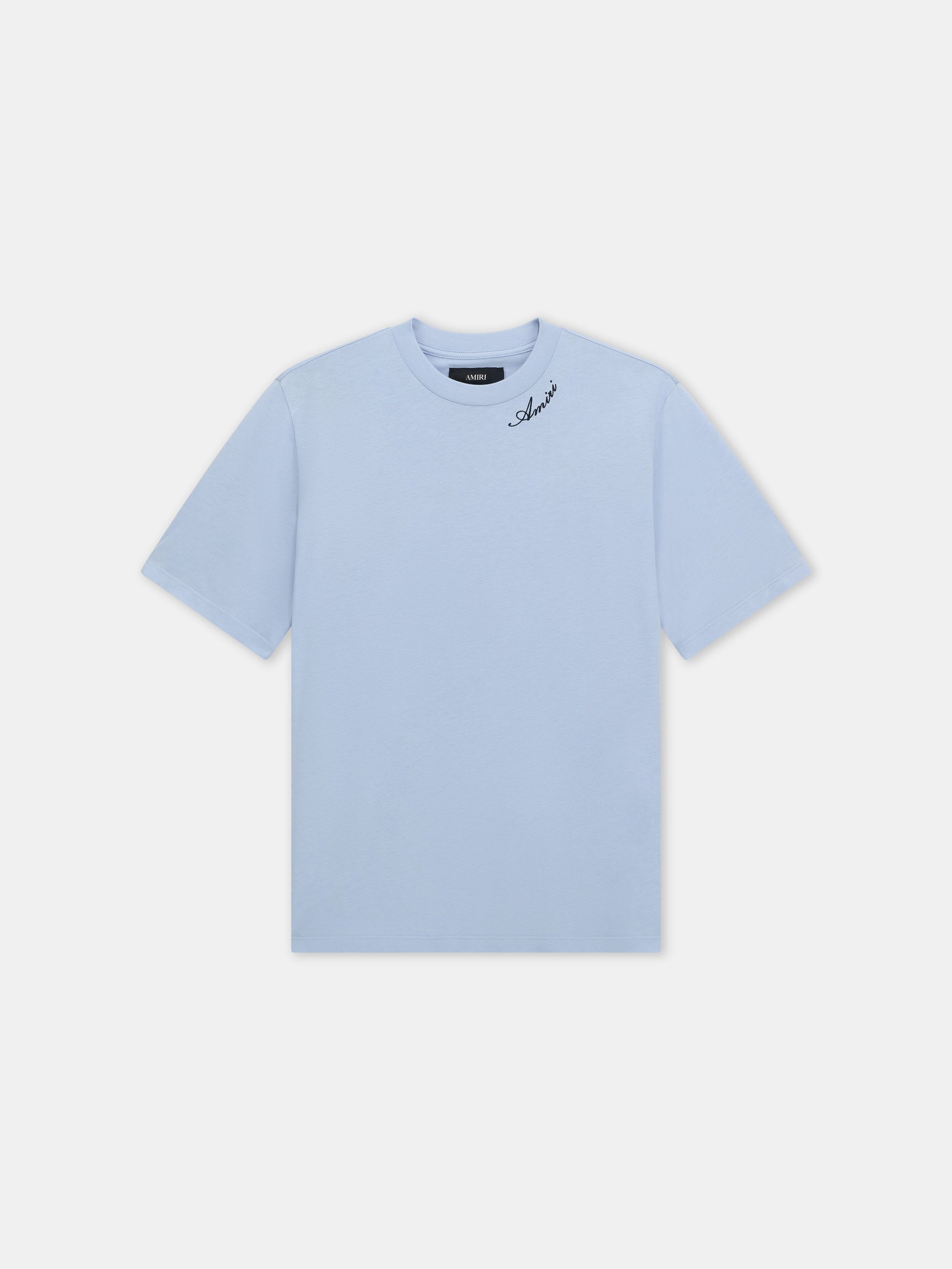 Amiri Script Tee - Skyline Blue | Amiri Best Seller
