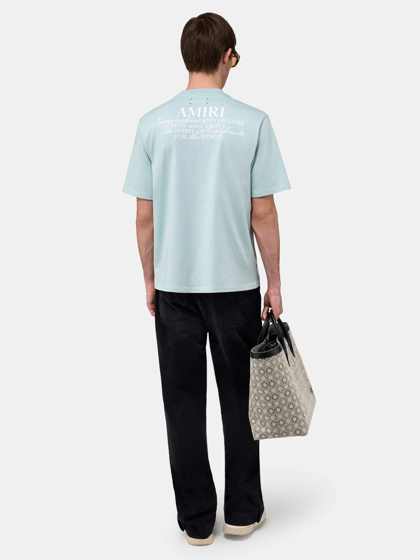 Amiri Spirit Tee - Powder Teal | Amiri Sale