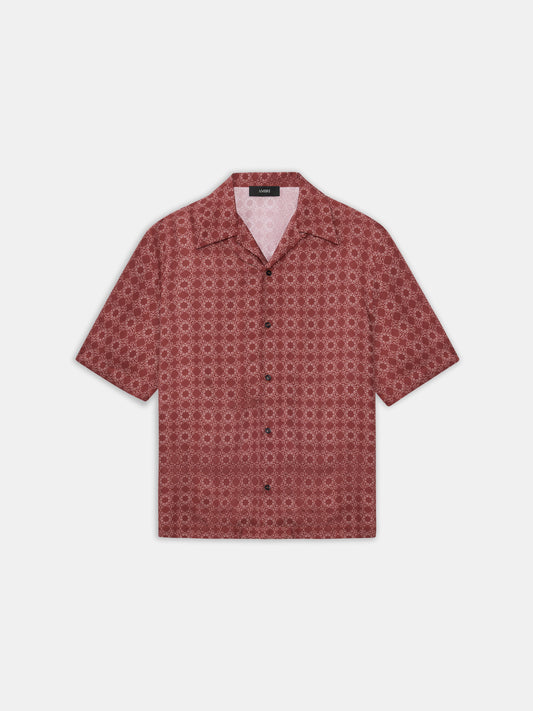 Ma Quad Camp Shirt - Terracotta | Amiri Great Deal