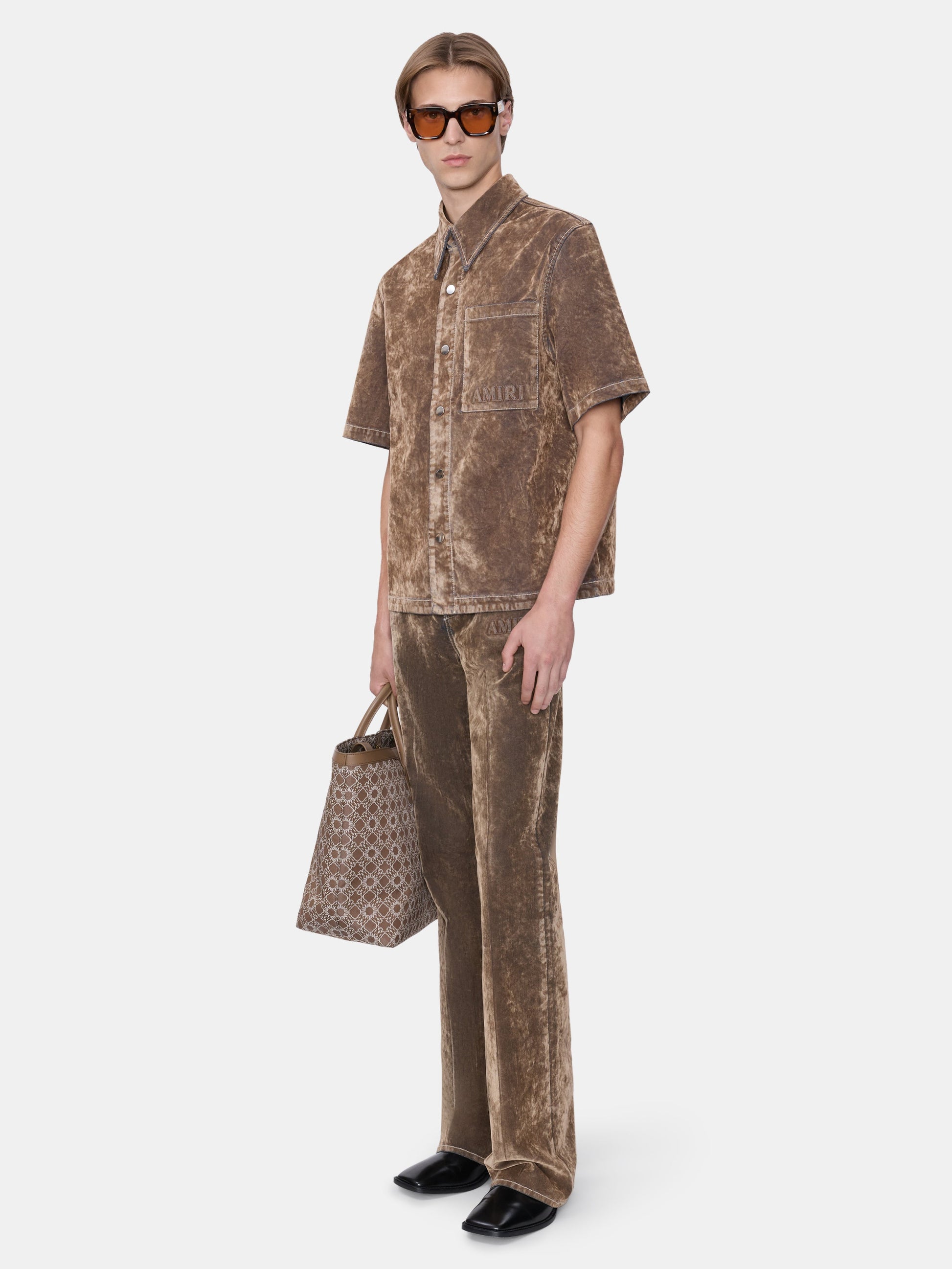 Velvet Flare Jean - Tan | Amiri Popular Choice