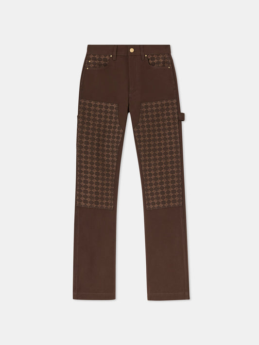 Ma Quad Jacquard Carpenter - Dark Brown | Amiri Budget Friendly