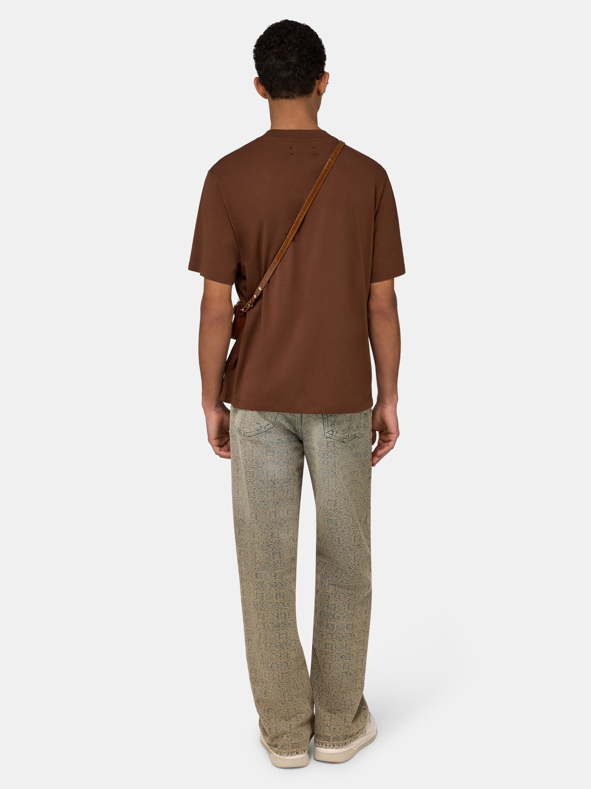 Amiri Script Tee - Tobacco | Amiri Great Deal
