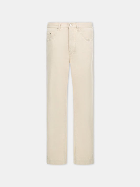 Straight Flare Jean - Ecru | Amiri Popular Choice