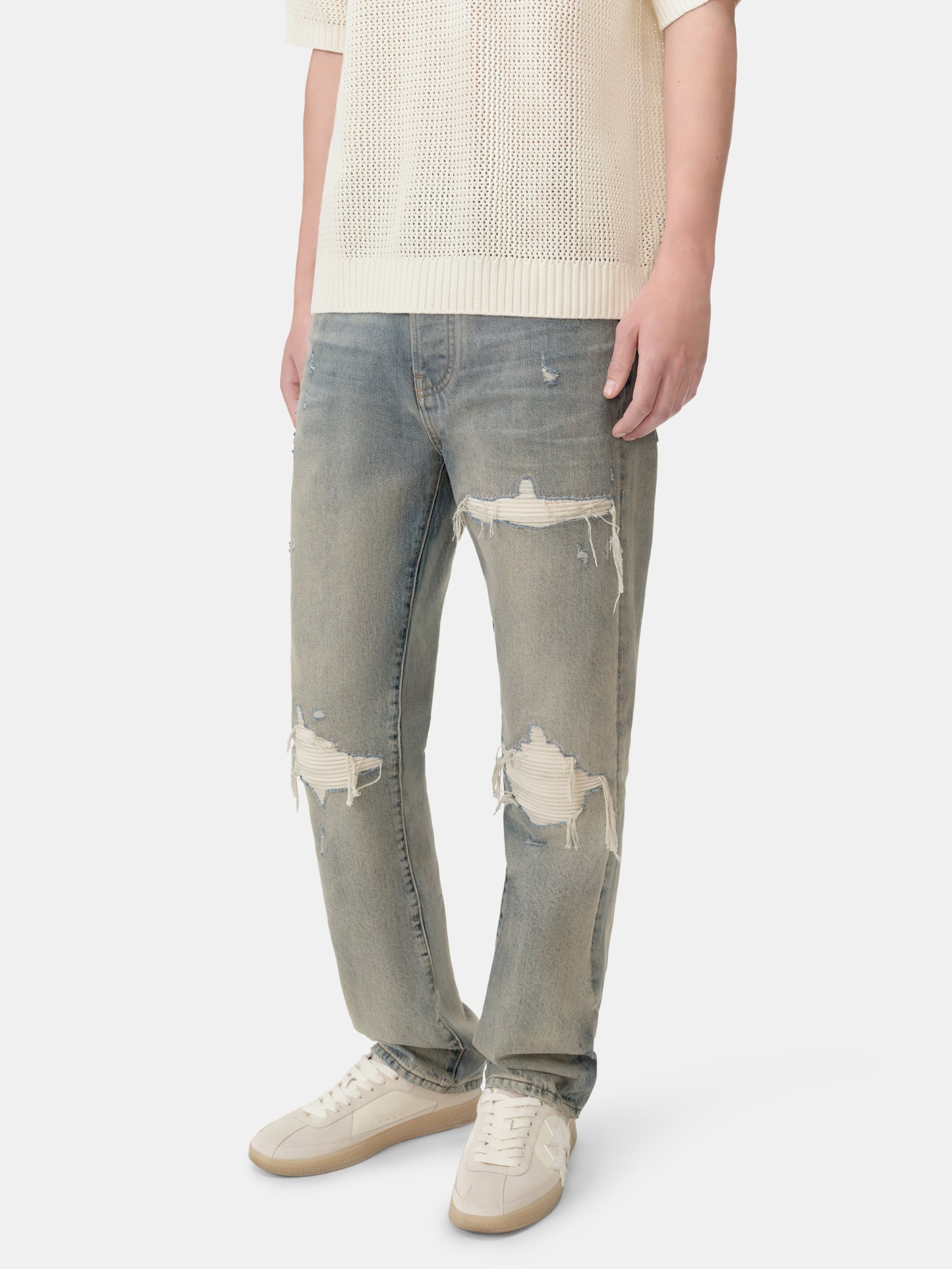 Suede Straight Mx1 Jean - Antique Indigo | Amiri Great Deal