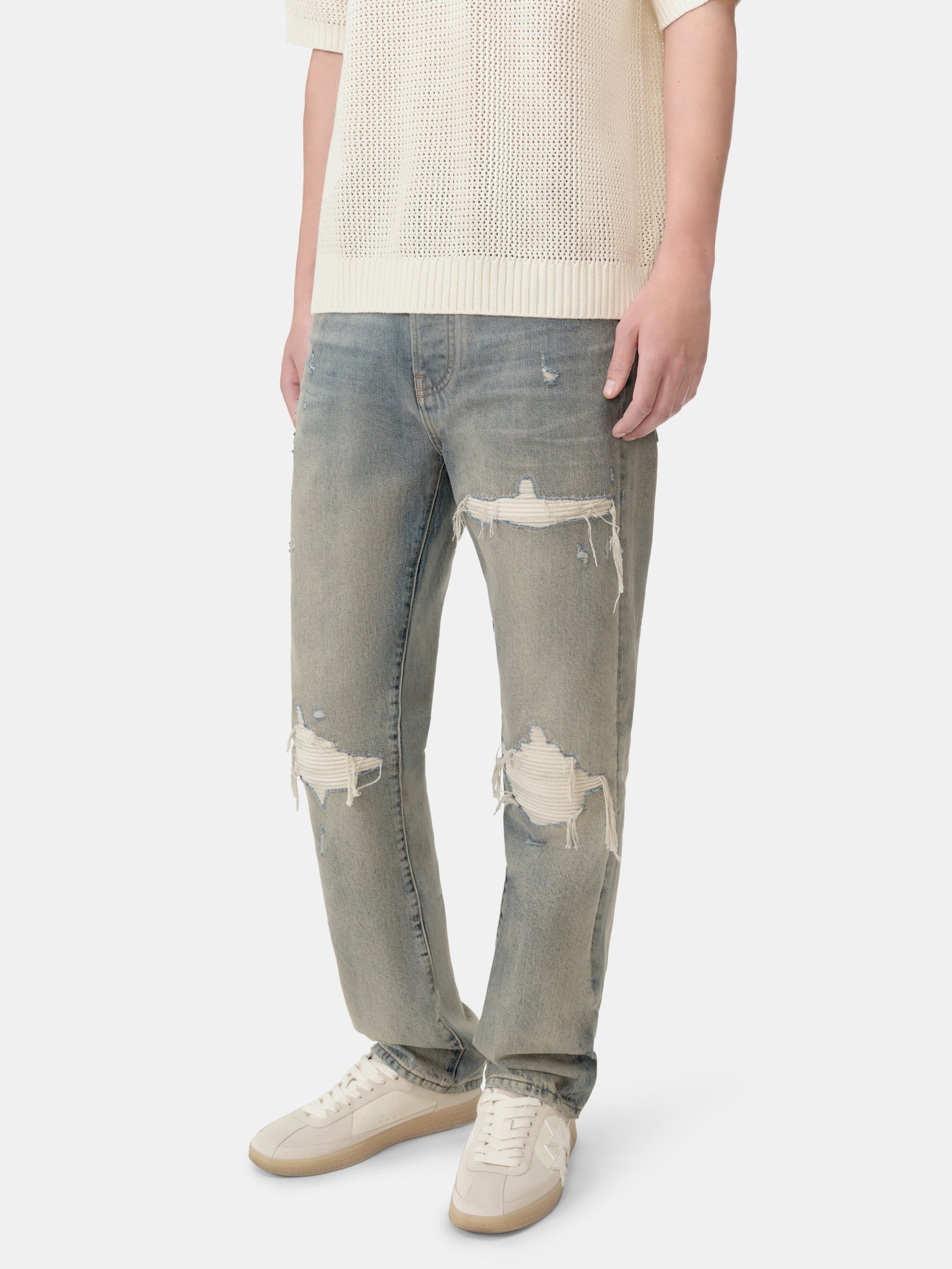Suede Straight Mx1 Jean - Antique Indigo | Amiri Great Deal