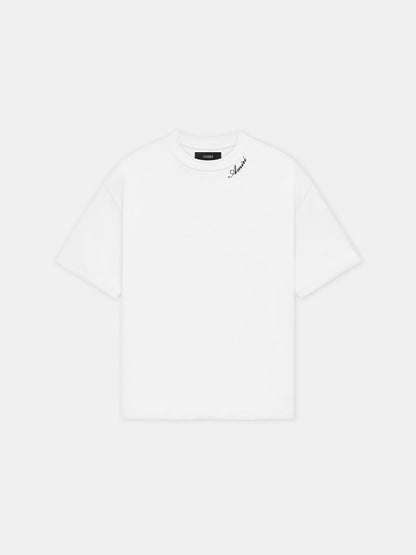 Amiri Script Tee - White | Amiri Sale